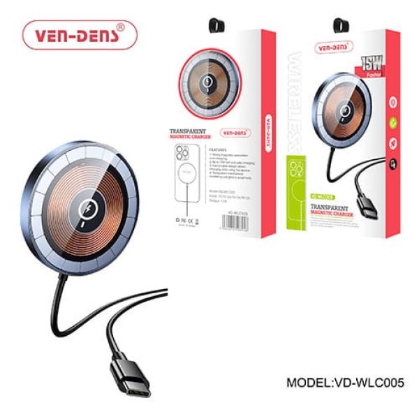 VEN-DENS TRANSPARENT MAGNETIC CHARGER